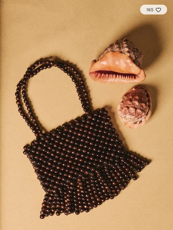 Free People Handbags - Lucy Fringed Bead Bag Free Ppl